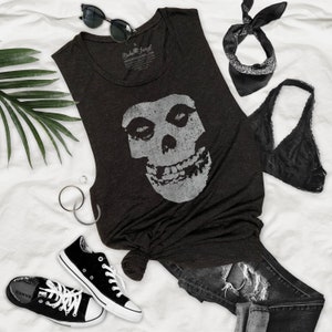 Misfits Punk Rock Vintage Flowy Festival Muscle Tank Top - MP14P