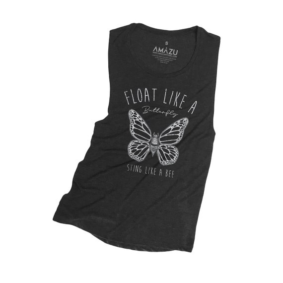 Womens Float Like A Butterfly Sting Like A Bee Muhammad Ali Etsy
