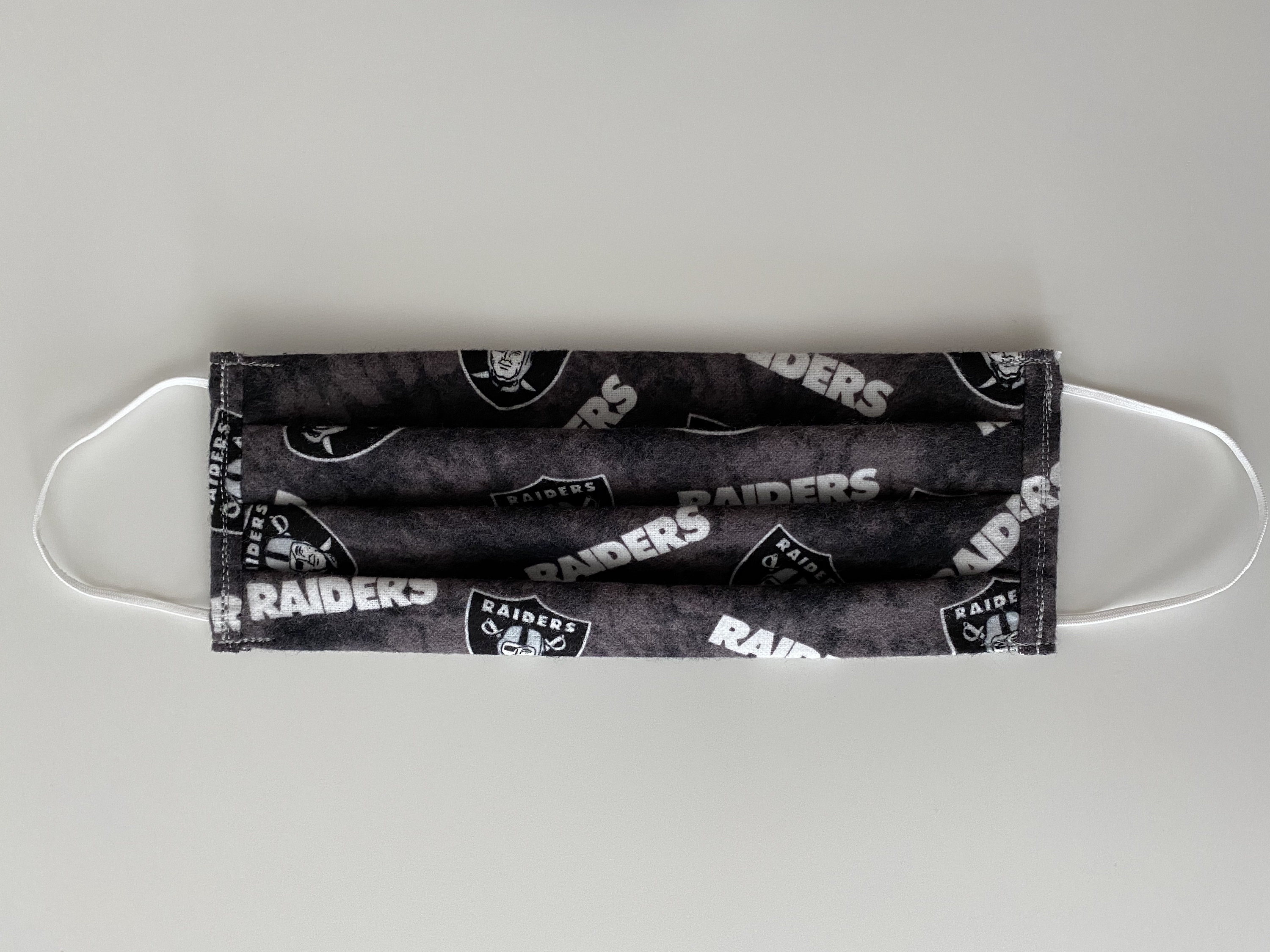 Raiders Face Mask Las Vegas Raiders Face Mask Reusable Etsy