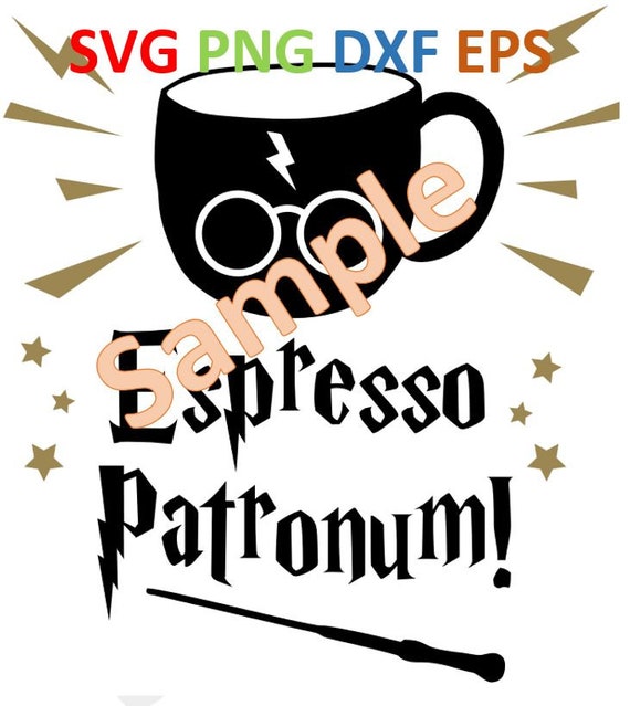 2 Harry Potter Files Espresso Patronum My First Trip To Etsy