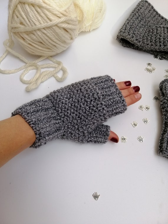 Mitten Pattern I N S T A N T P D F D O W N L O A D Fingerless Mittens Knitting Patterns Beginners Pattern