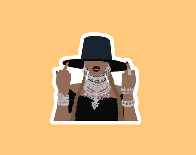 Bey Vinyl Sticker, Laptop Decal, Music Sticker, Feminist Art ...