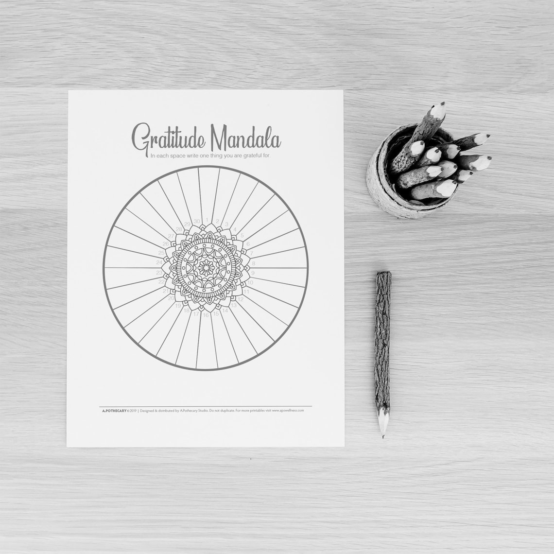 Gratitude Mandala - Etsy Canada