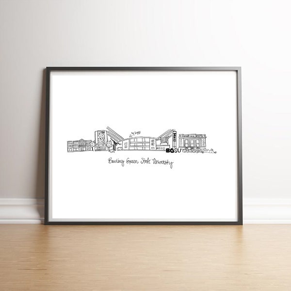 Bowling Green State University Art Print | BGSU | Bowling Green, OH