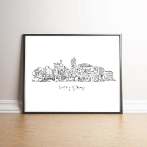 University of Chicago Art Print | Illinois