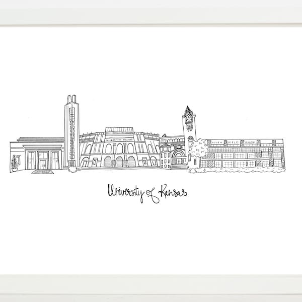 University of Kansas Art - Etsy