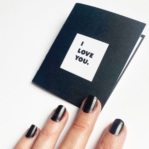 I Love You Card • Long Distance Relationship • Personalized Gift • Love Letter • Kindness • Handwritten • Thoughtful Thinking of You • Frie