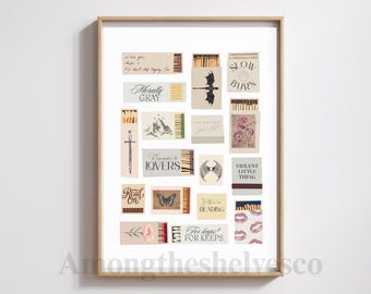 Streichholzschachtel Kunstdruck