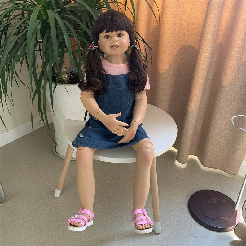 Reborn With Big Rizz Energy 40 Large Reborn Doll Big Realistic Dolls Long Dank hair | Etsy