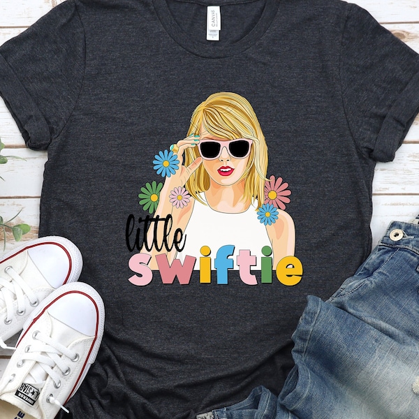 Cute Swiftie Sweatshirt - Little Swiftie Tshirt - Taylor Fan Gift - Album Tour Sweatshirt - Floral Swiftie Sweatshirt - Album Merch Sweater