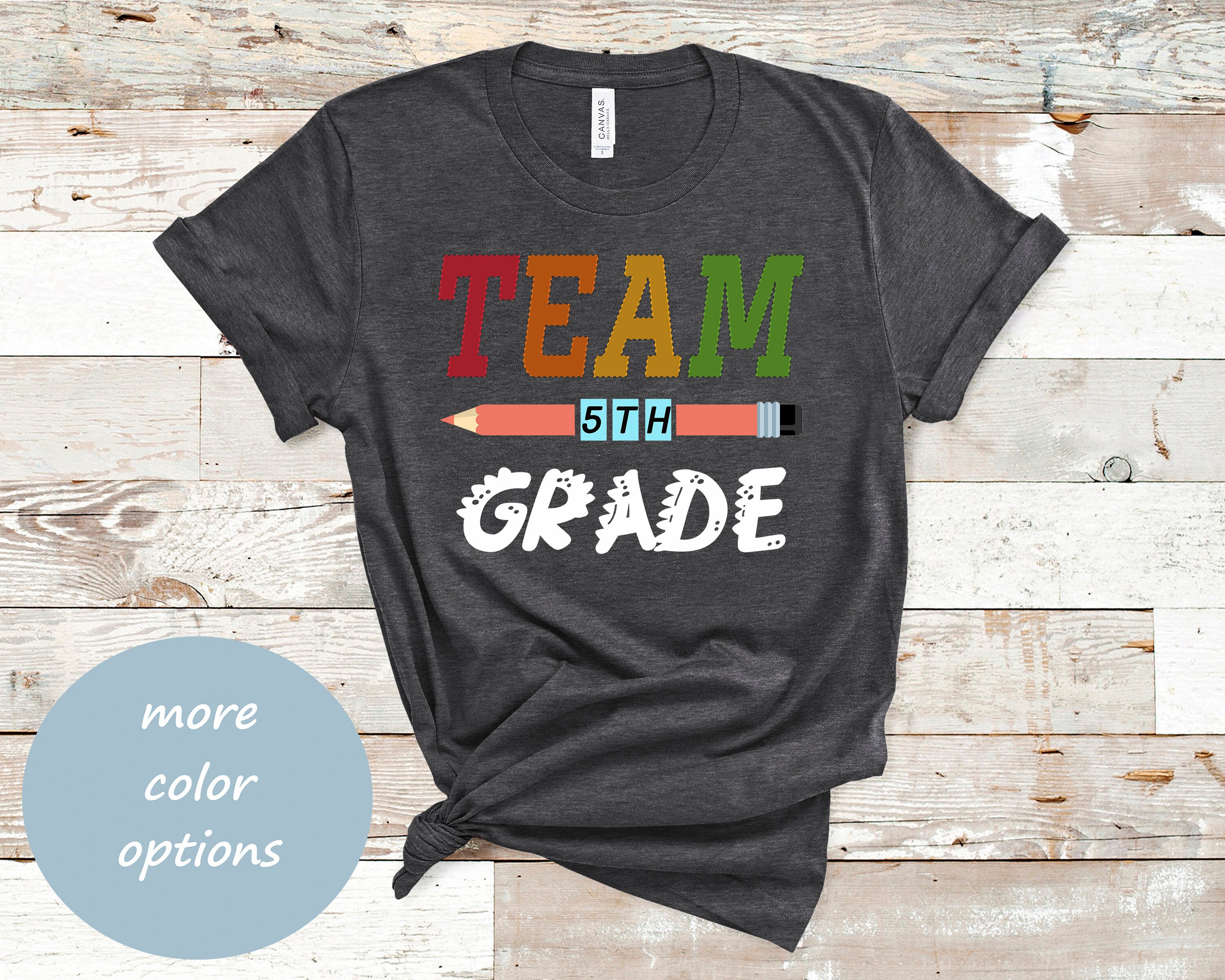 Team Fifth Grade Shirt 5Th Grade Squad T-shirt Teacher | Etsy