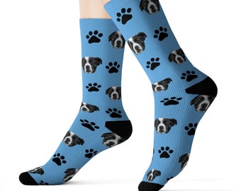 Custom dog Face Socks,Photo Socks, Custom Socks, Put your Face on socks, Cat Socks, Custom Dog Socks, Personalized Face Socks,Pet Socks