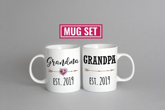 pregnancy announcement mugs
