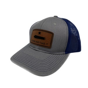 Distressed We The People Leather Patch Trucker Hats Classic Colors