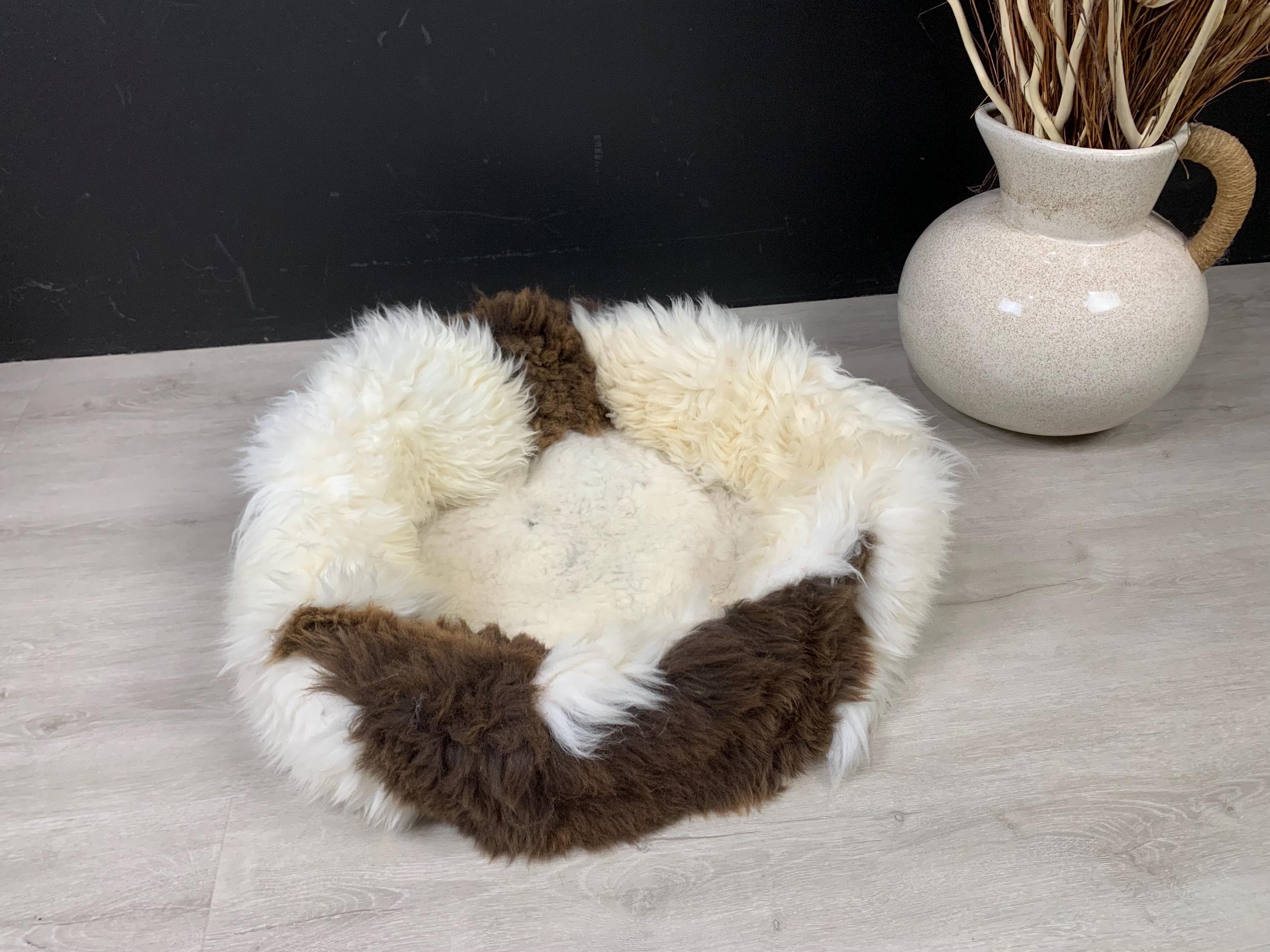 Sheepskin Cat Bed