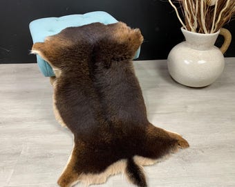 Alfombra de piel de oveja tibetana natural de primera calidad, lana suave, decoración perfecta para el hogar, alfombra mongola, piel de cordero, colores auténticos, funda de asiento, manta para cama de mascota