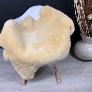 Almohadillas de piel de oveja médica Relugan de lana larga para bebés y niños, almohadilla de cama, tapete para asiento de coche, piel de cordero médica ecológica y natural.