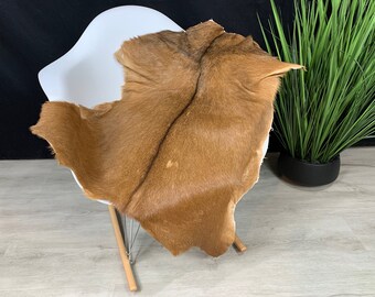 Goat Rug Pelt Hide, Real Goat Skin Rug, Genuine Natural Goat Hide Floor Decor