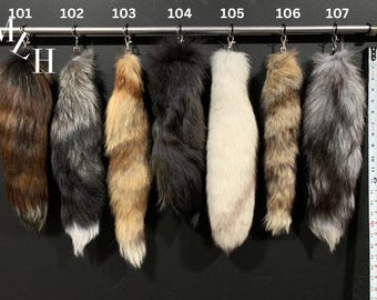 Keychain Fox Tail