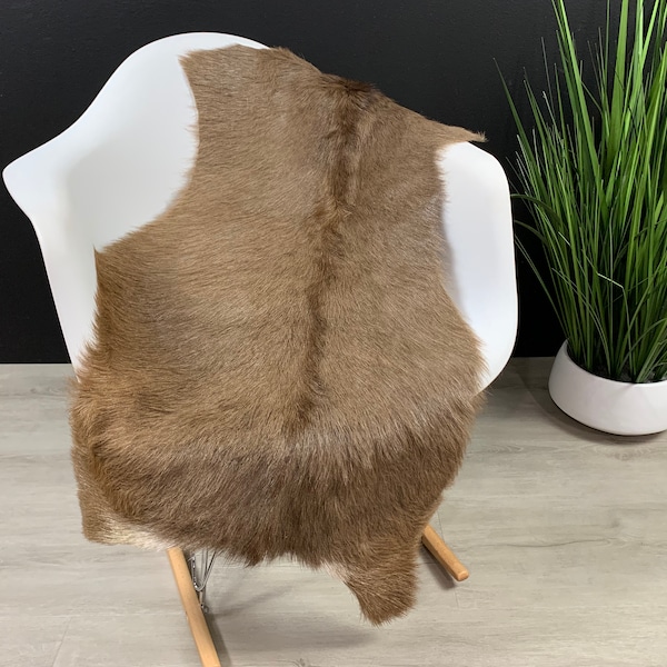 Goat Rug Pelt Hide, Real Goat Skin Rug, Genuine Natural Goat Hide Gift Leather