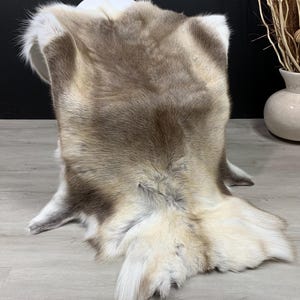Real Genuine Scandinavian Reindeer Hide * Exclusive Reindeer Skin Rug Hide Pelt Throw Home Decorations