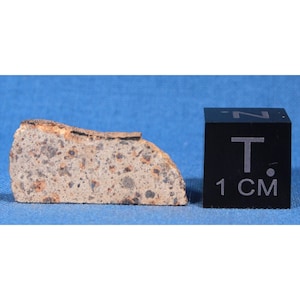 0.9 gram Oued El Hadjar Meteorite - LL6 Chondrite - Observed Fall 1986 Morocco