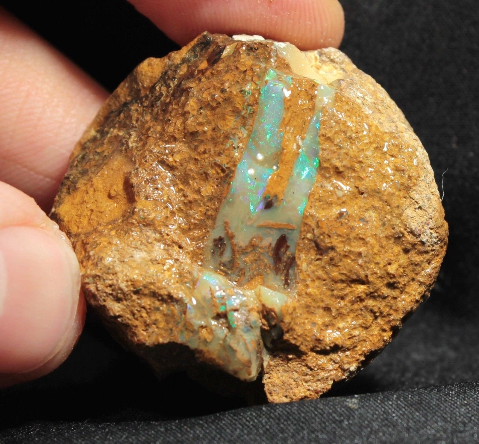 25.5 gram Koroit Boulder Opal Rough from Queensland Australia Etsy