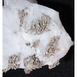 29.3 gram Silver Crystals in Calcite from Bouismas Mine, Bou Azzer, Morocco