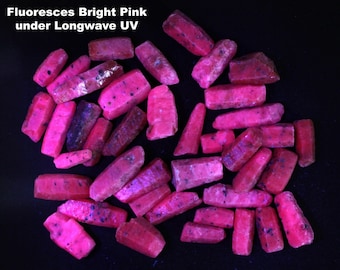 1 Zufällig ausgewählte Rubin Kristall aus Kilosa, Tansania - 5-10 ct Größe (Mittel)