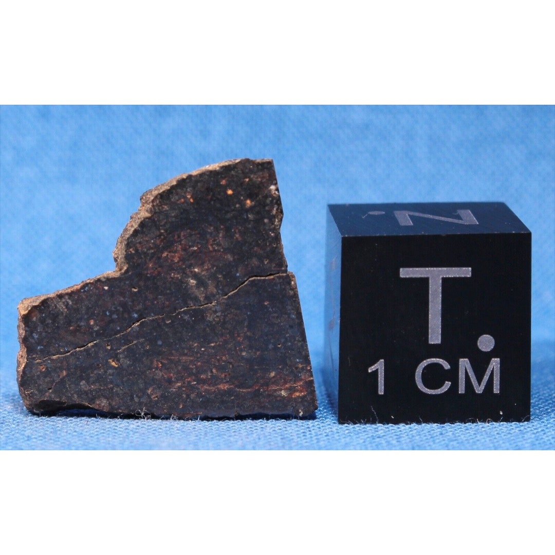 0.86 Gram Gruver Meteorite Slice - Chondrite H4 - Found 1934 in Texas ...
