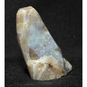 Colorful Precious Painted Lady Opal on matrix, Andamooka Opal Fields, Australia