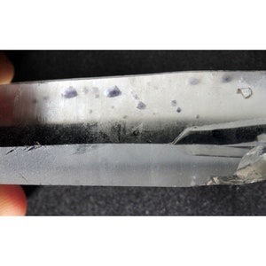 12.6 cm Unpolished natural Quartz with Fluorite inclusions Madagascar - 407 ct