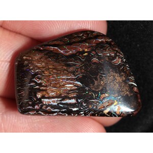 30.7 ct Colorful Koroit Boulder Opal - Freeform Cabochon from Australia