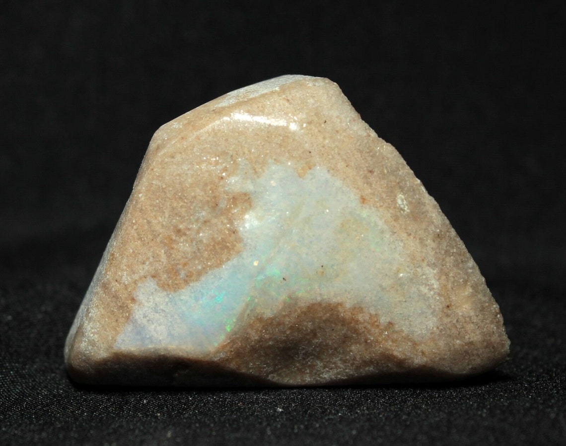 Painted Lady Opal on matrix Andamooka Opal Fields Australia Etsy