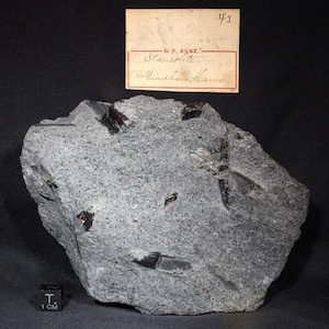 Old Kunz Label Staurolite & Almandine Garnets from Windham, Maine