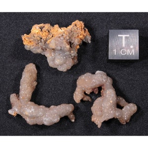 Rare Silver Colored Smithsonites Crystals from Rush Creek, Arkansas