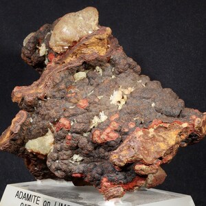 Adamite on Limonite from Ojuela Mine, Durango, Mexico