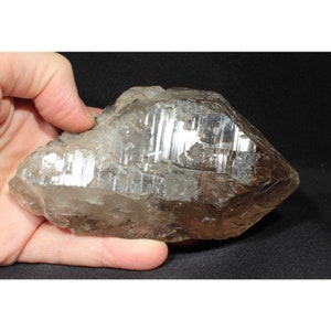 515 gram Smokey Quartz Crystal with Schorl Tourmaline Minas Gerais, Brazil