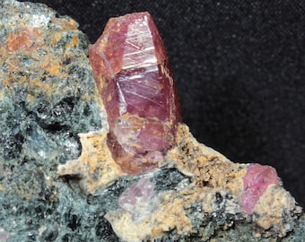 1.6 cm Terminated Ruby Crystal in Matrix from Winza, Tanzania