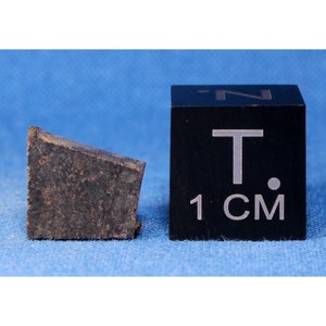0.77 gram Travis County (a) Meteorite Slice - H5 Chondrite - Found 1889 in Texas