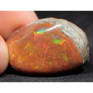 Ethiopian 43.3 ct Brown Precious Opal from Mezozo, Ethiopia - old stable stock