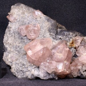 Pale Rose Pink Colbaltoan Smithsonite Crystal Cluster from Tsumeb, Namibia