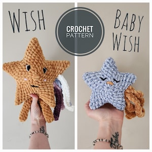 Wish Crochet Pattern Bundle - Amigurumi star pattern