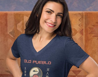 Old Pueblo Tai Chi - Women’s  Relaxed V-Neck T-Shirt
