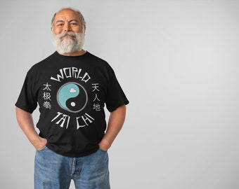 World Tai Chi T-Shirt - Unisex Black - Men and Women