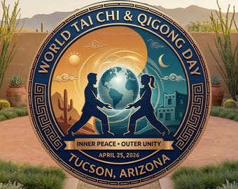 World Tai Chi Day Tucson Shirt (WTCQD) | Women’s Relaxed V-Neck Tee | 2026
