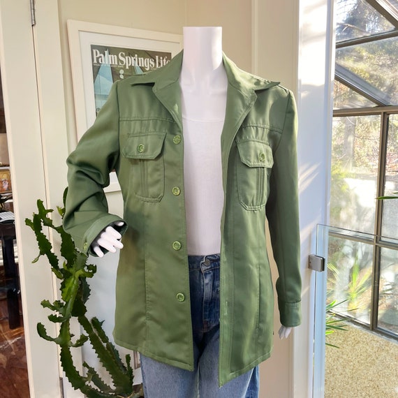 Green utility coat online