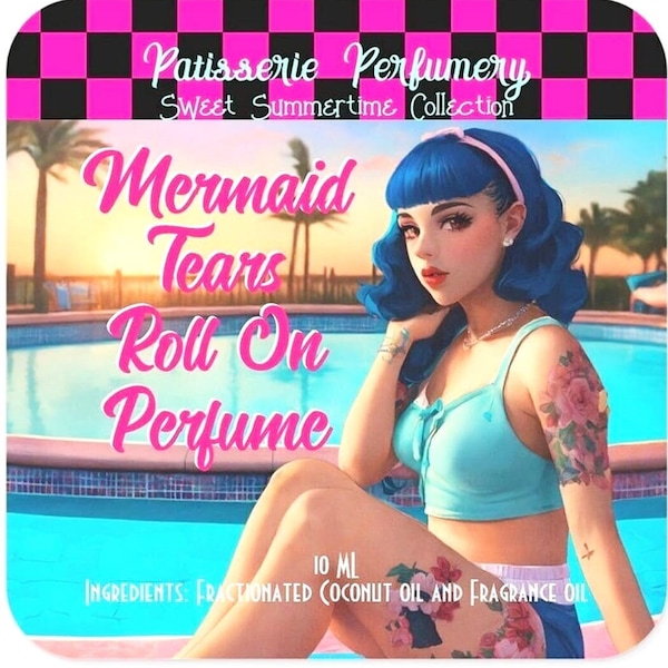 Mermaid Tears (Cry Baby Type) Perfume- Strawberry, Milk, Powder, Fruit, Caramel, Wood- Customer Favorite!- Free 2 ML With Purchase!