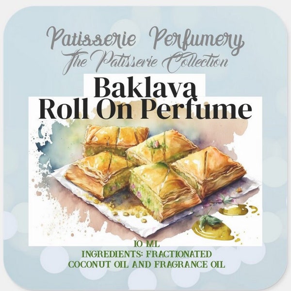 Baklava Perfume- Toasted Nuts, Butter, Orange Blossom Honey, Spice- Free 2 ML With Purchase!