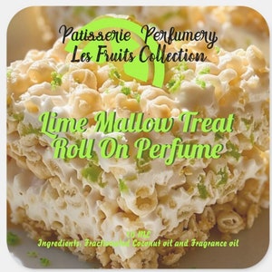 Lime Mallow Treat Perfume- Lime, Marshmallow, Wafer Accord- Free 2 ML With Purchase!